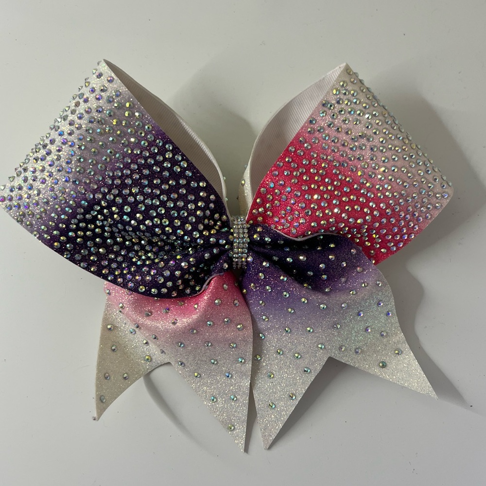Pink and Purple Ombré Competition Cheer Bow
